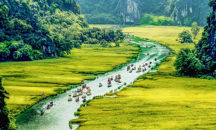 Sightseeing routes of Tam Coc Ninh Binh